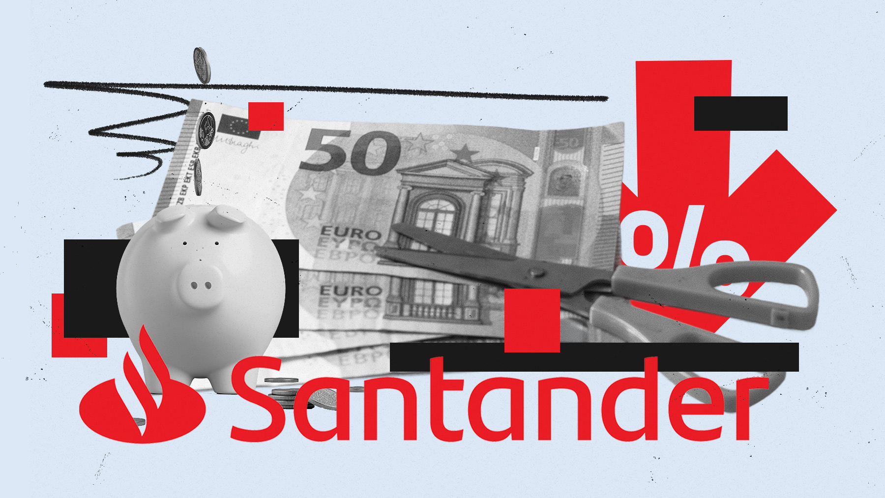 El banco Santander reducirá costes en tecnología en 2024.
