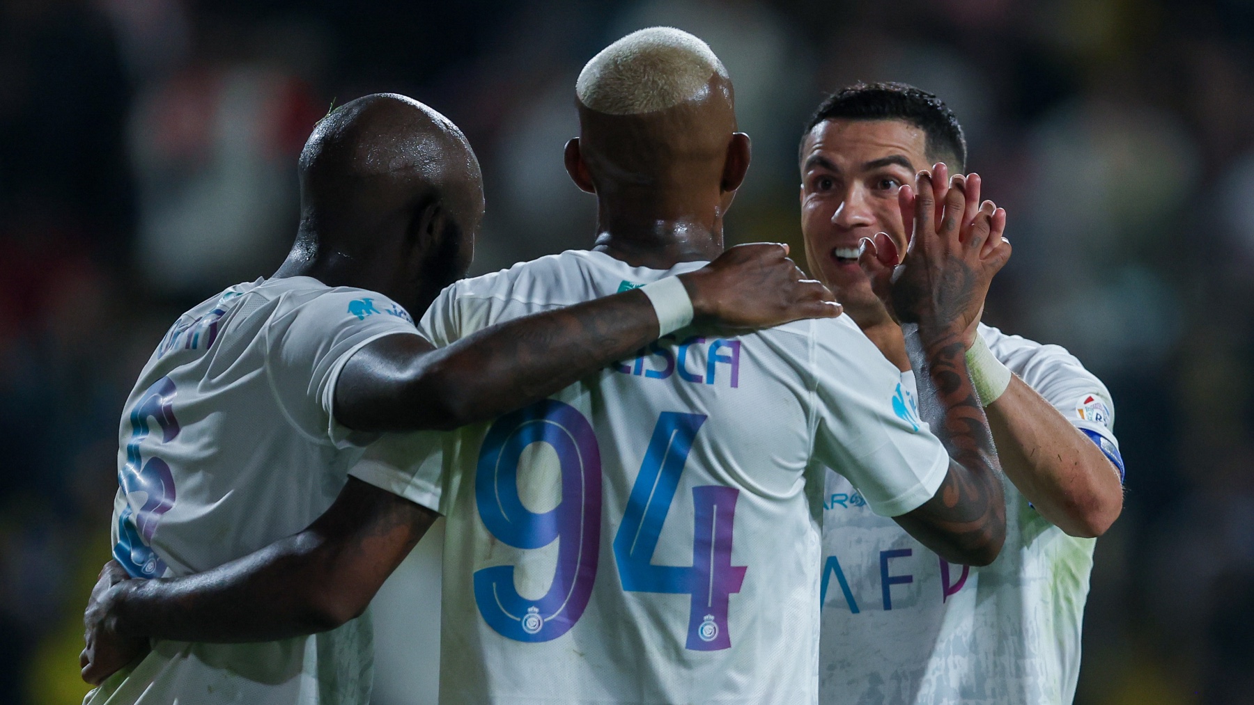 Cristiano Ronaldo celebra un gol con su club. (Getty)