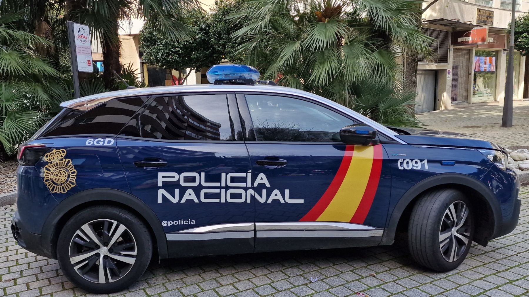 Imagen de un coche de la Policía Nacional (Foto: Ep)