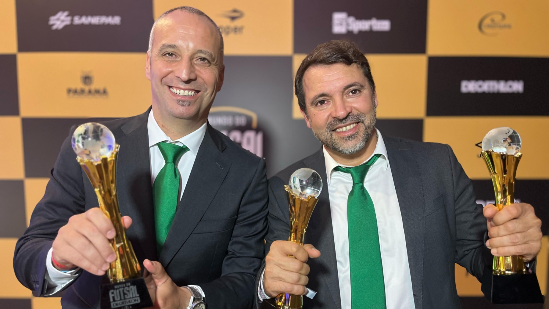 José Tirado y Antonio Vadillo recogen los galardones en Foz do Iguaçu