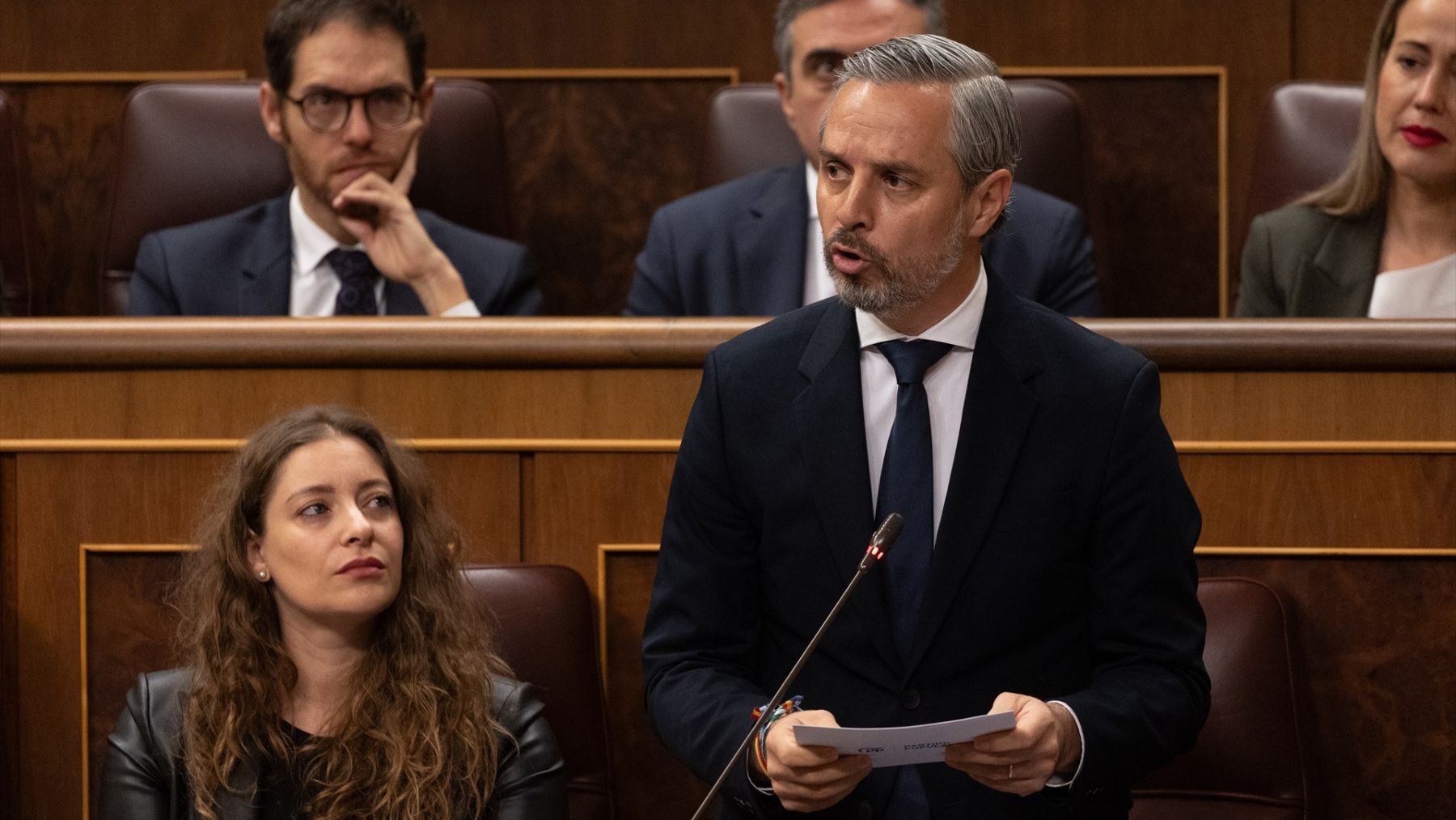 Juan Bravo, diputado del PP, en el Congreso de los Diputados (Foto: Europa Press).