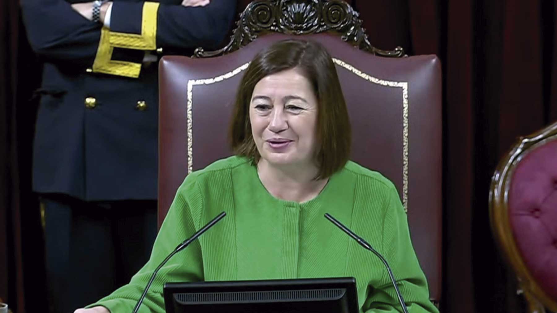 Francina Armengol en el Congreso.