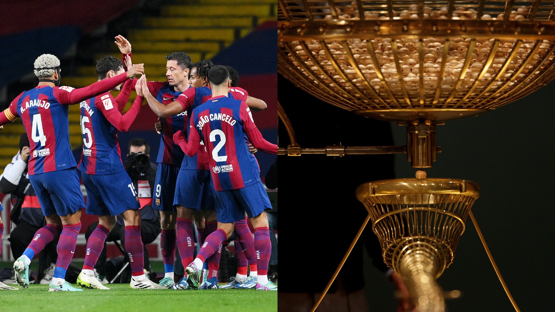 Los equipos de Primera buscan suerte en la Lotería de Navidad. (Getty)