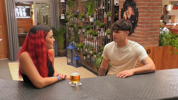 Raquel y Álex en 'First Dates'.