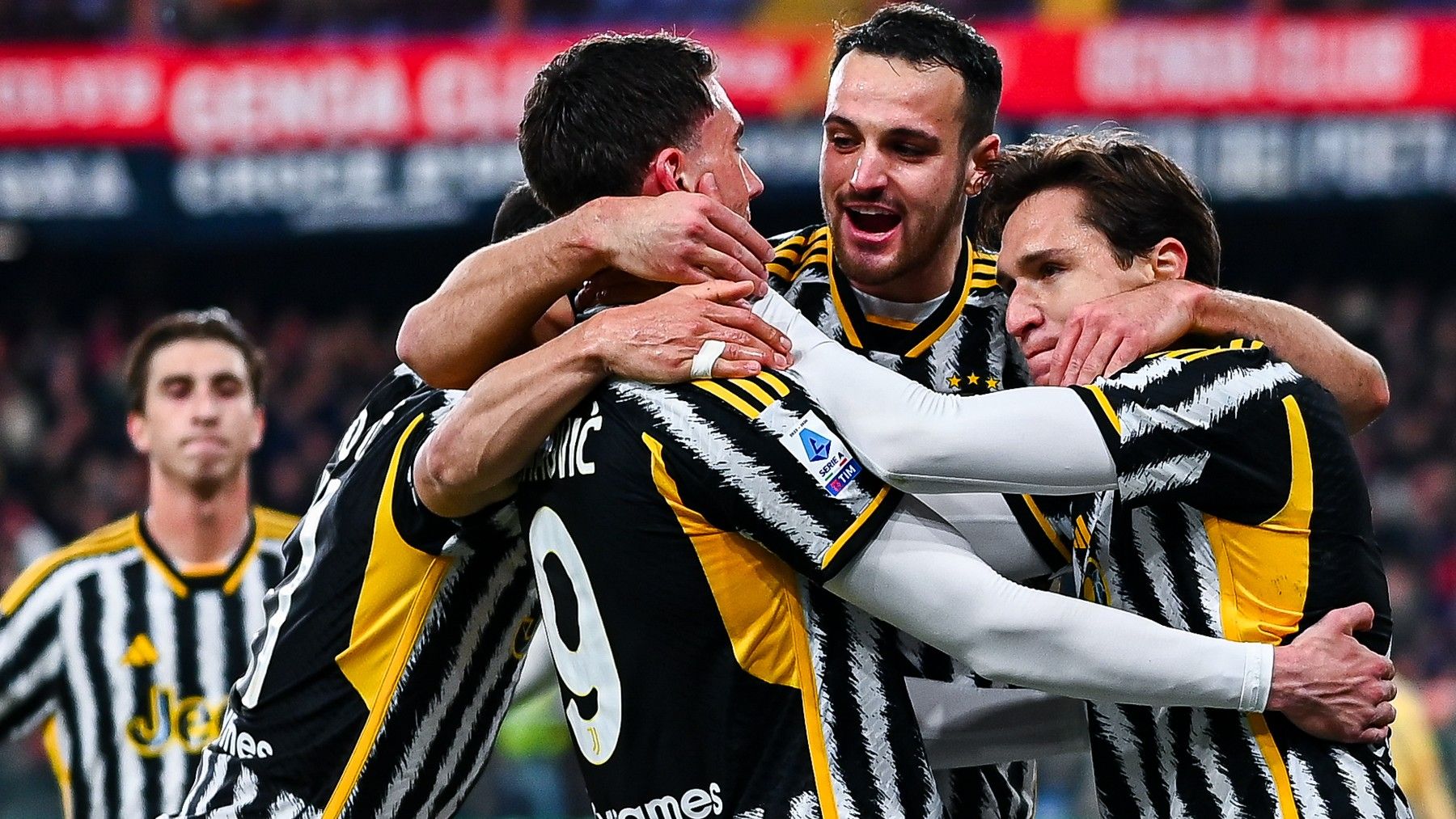 Los jugadores de la Juventus celebran un gol (Getty)