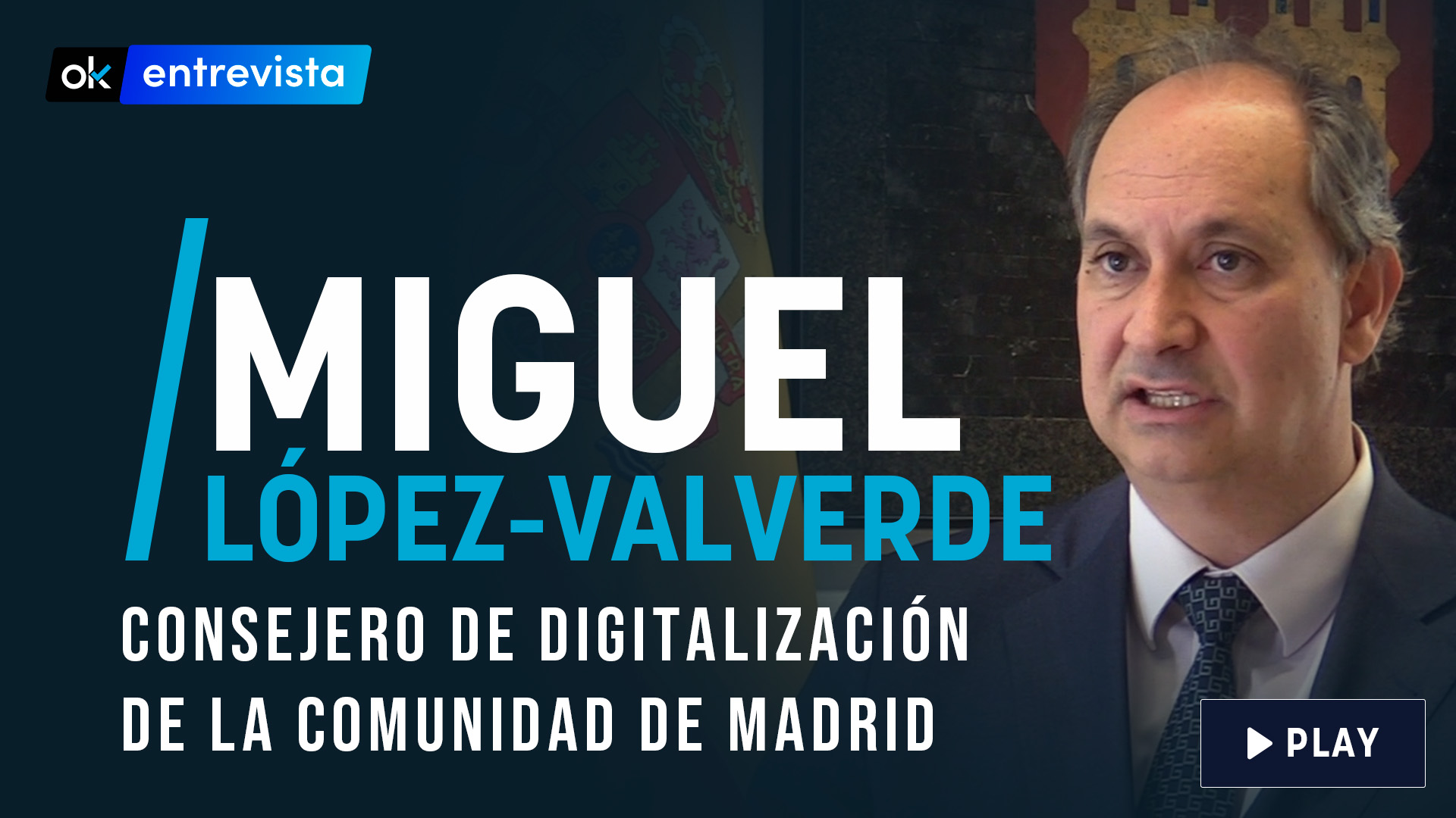 El consejero de Digitalización de la Comunidad de Madrid, Miguel López-Valverde.