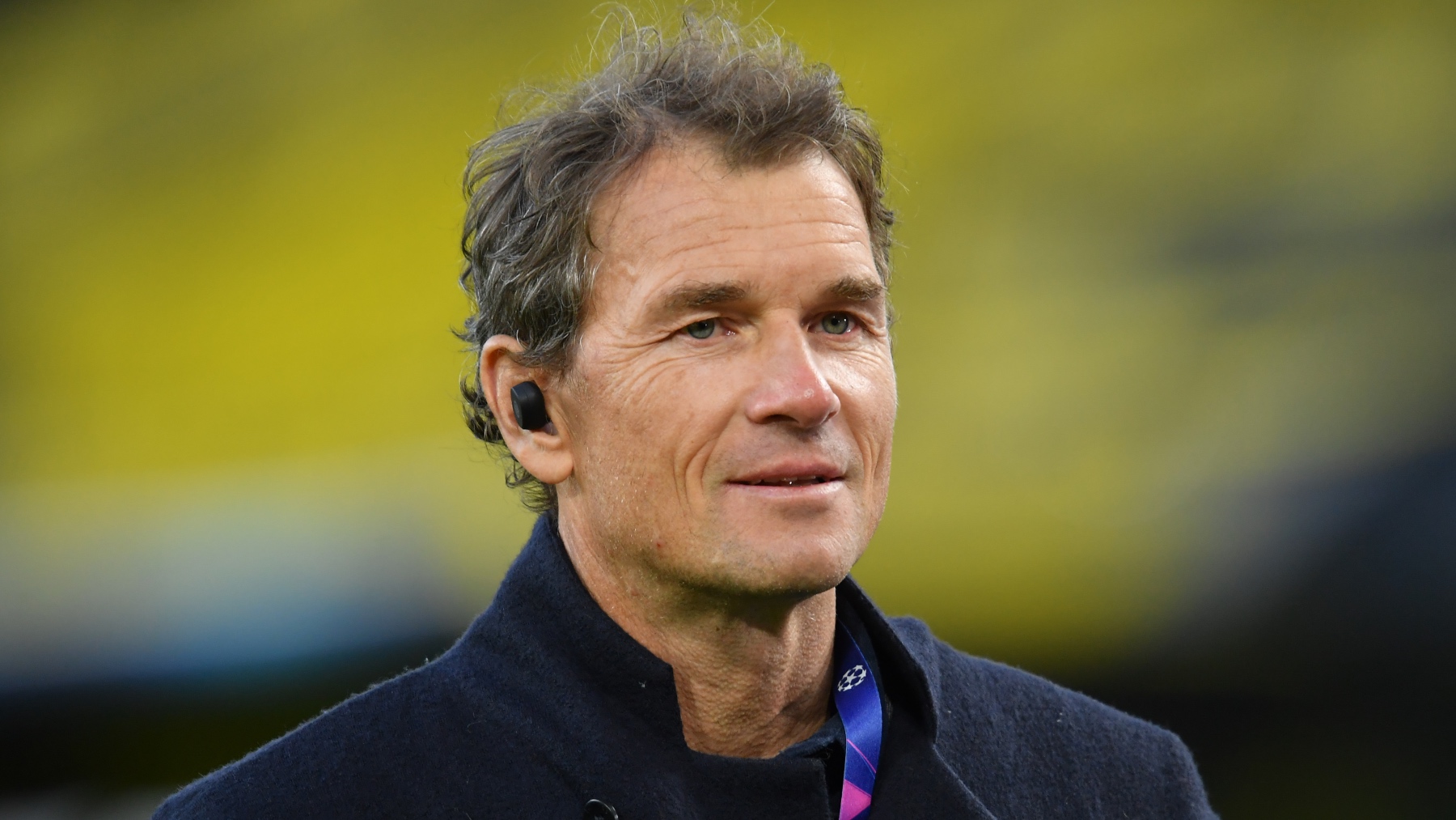 Jens Lehmann, durante la retransmisión de un partido reciente. (Getty)
