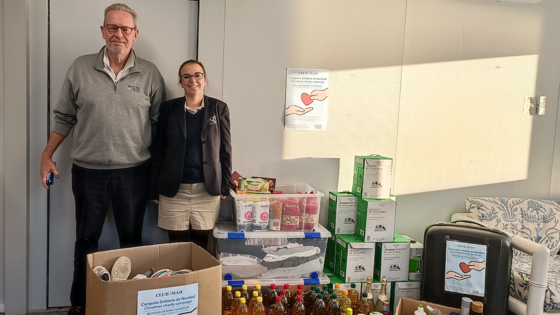 Nick Entwisle, con algunas donaciones