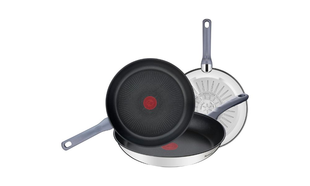 Set de 3 sartenes de titanio para inducción Tefal Daily Cook