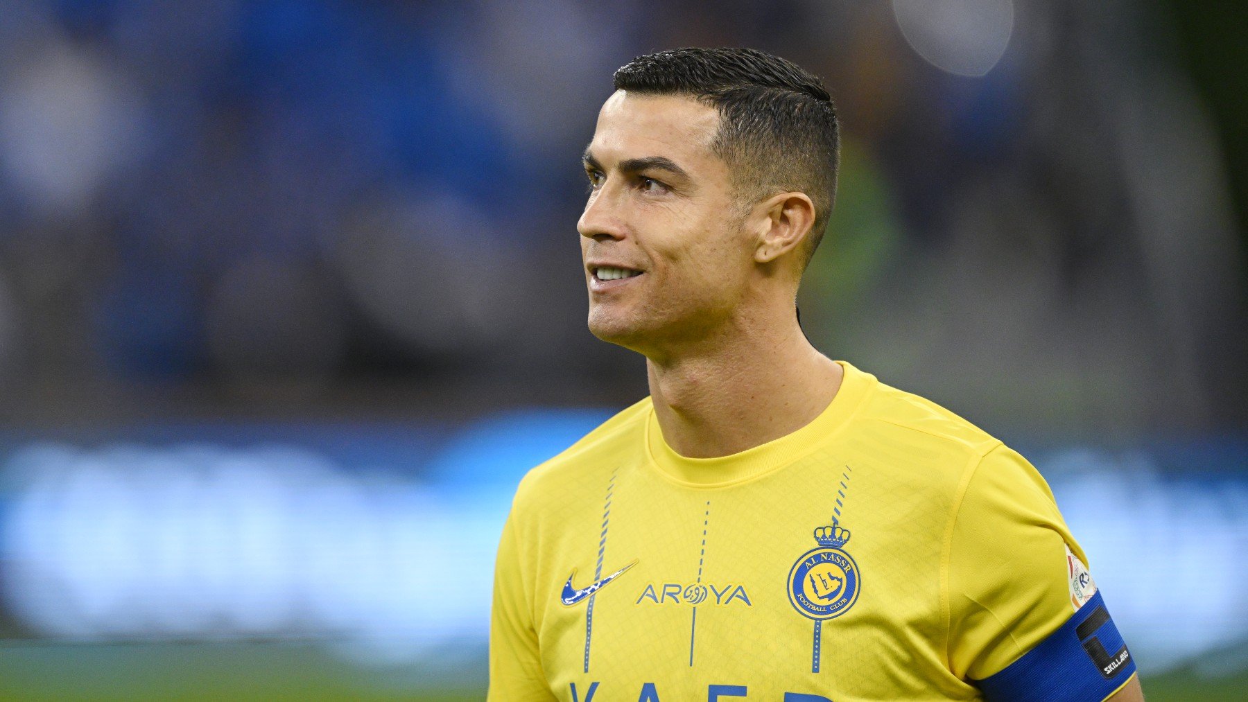 Cristiano Ronaldo, en un partido del Al Nassr. (Getty)