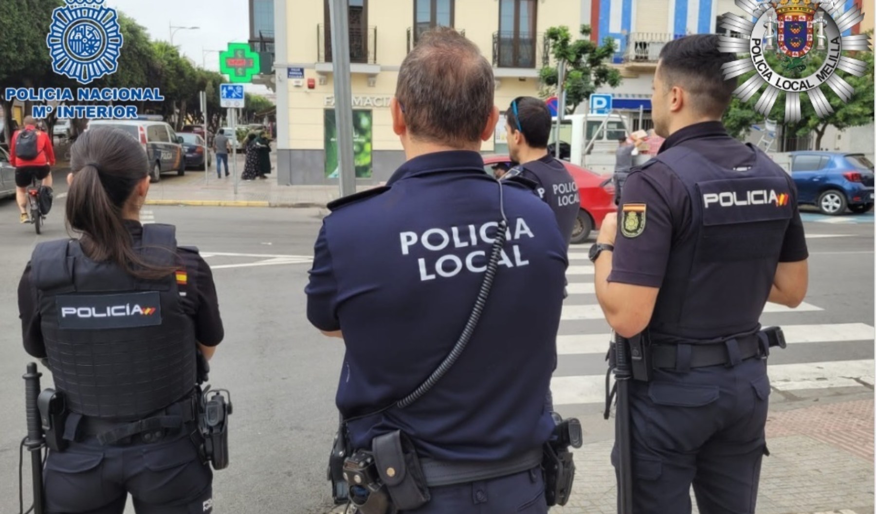 Agentes de la Policía Local de Melilla.