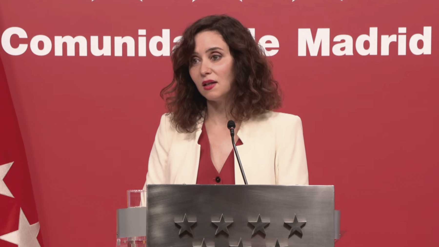 La presidenta de la Comunidad de Madrid, Isabel Díaz Ayuso.