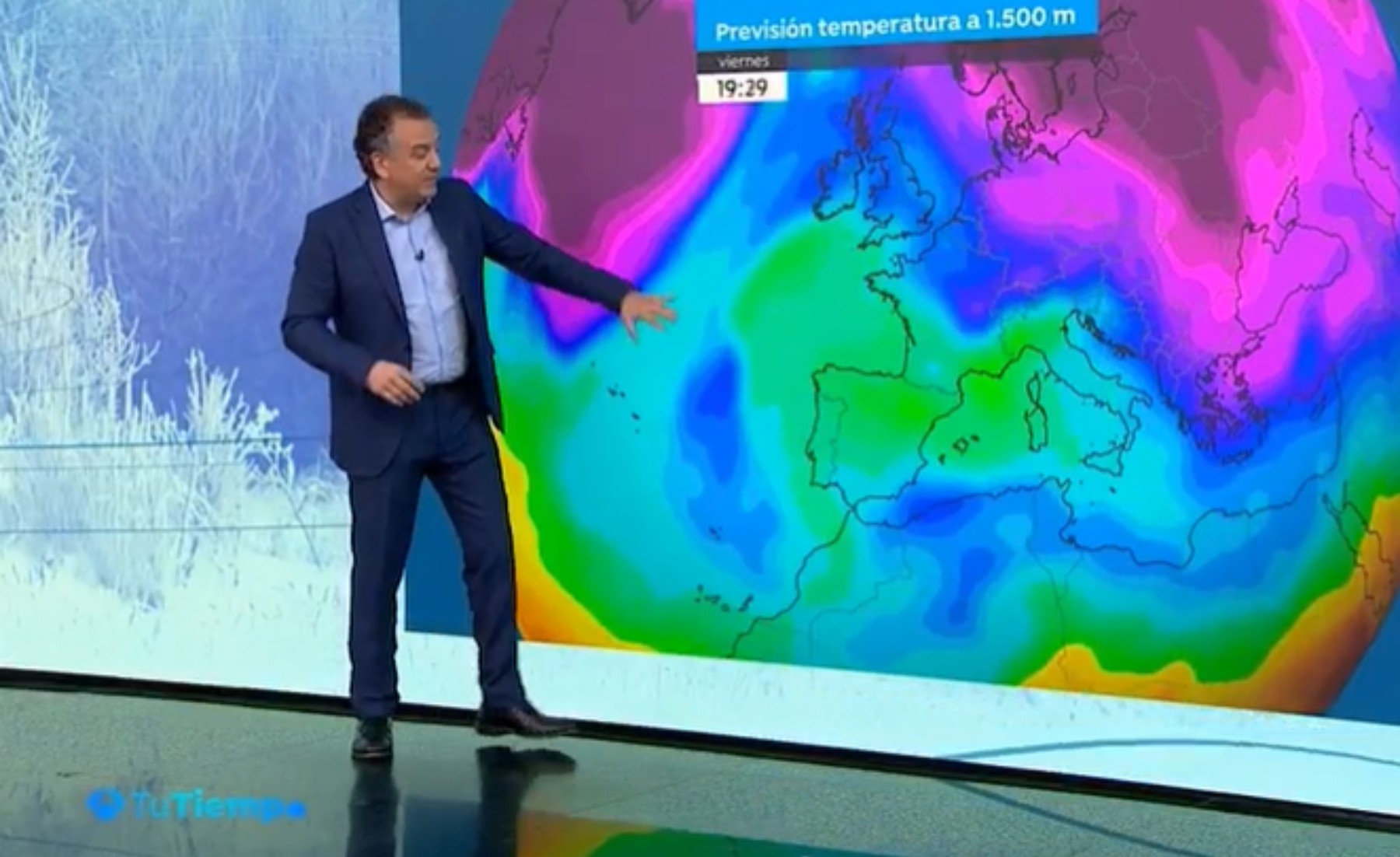 Roberto Brasero preocupado con la masa de aire polar que llega y nos va a dejar abundantes nevadas