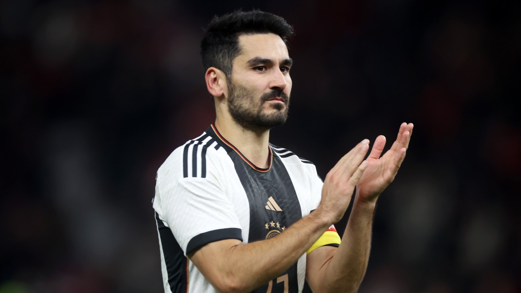 Ilkay Gündogan, en un partido con la selección alemana. (Getty)