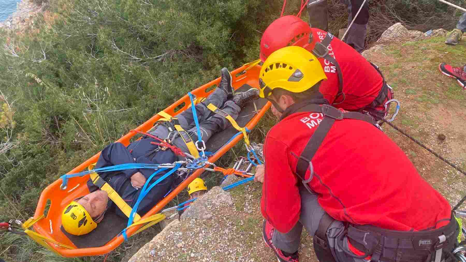 El Grupo de Rescate de Montaña de Bomberos de Mallorca ha realizado la cifra récord de 336 actuaciones este año.