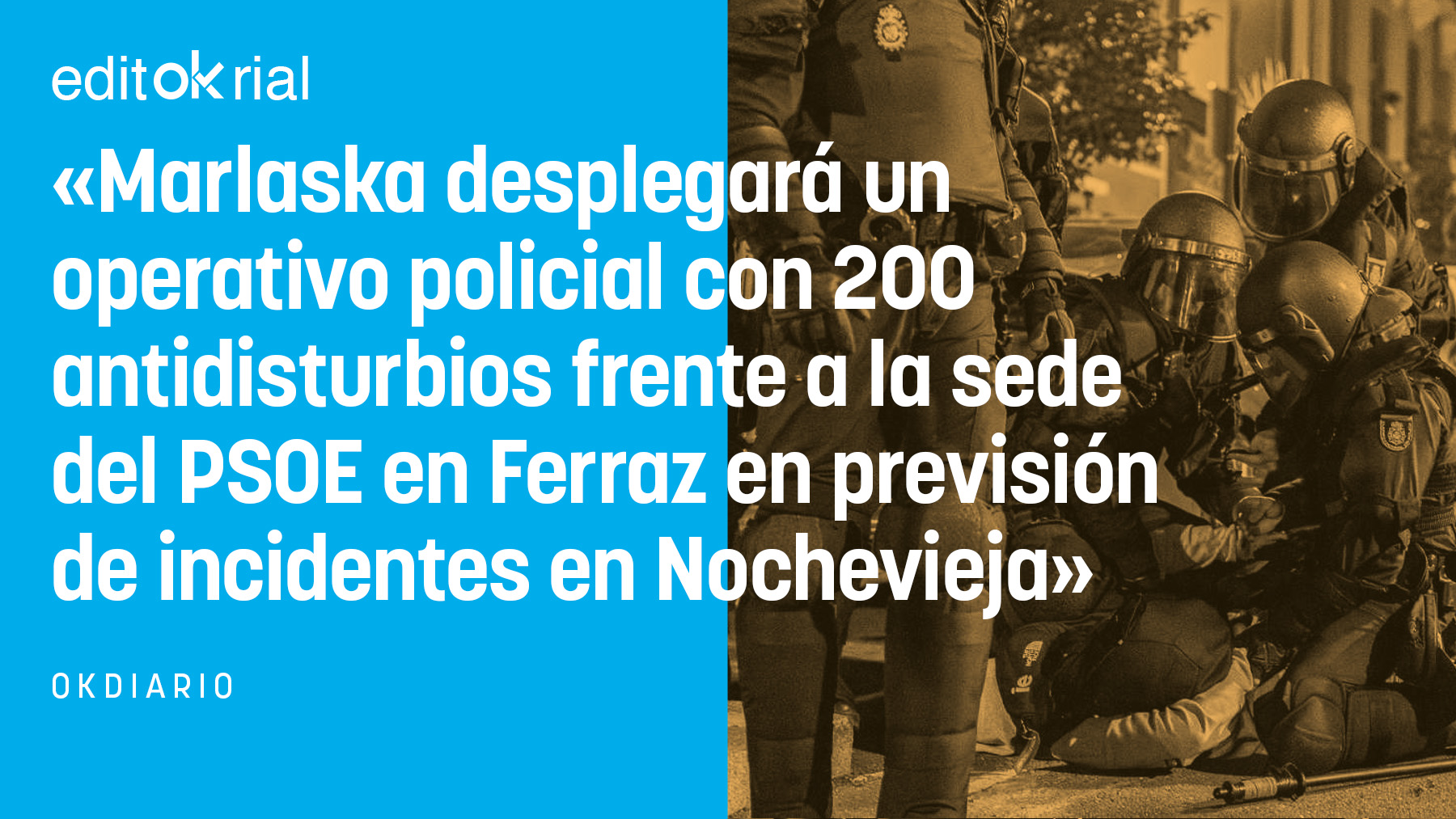 Que es Ferraz, no la guerra de Gaza, Marlaska