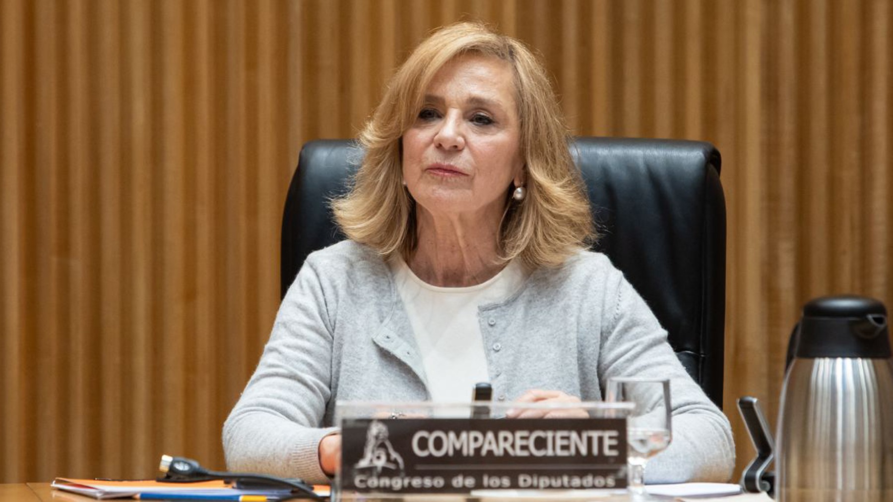 Elena Sánchez, presidenta interina de TVE. (Foto: Congreso)