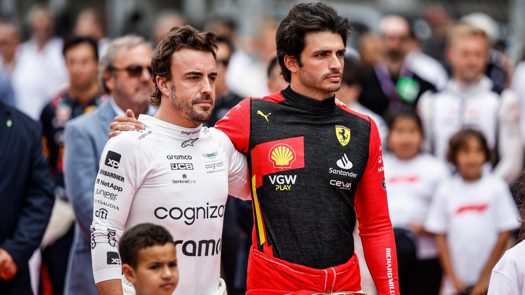 Fernando Alonso y Carlos Sainz, pilotos españoles de Fórmula 1. (Europa Press)