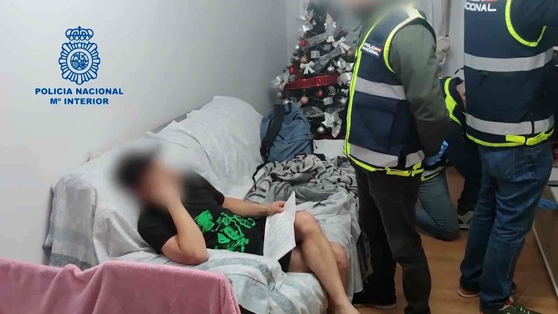Imágenes de la detención del pedófilo en Alcorcón (Policía Nacional)