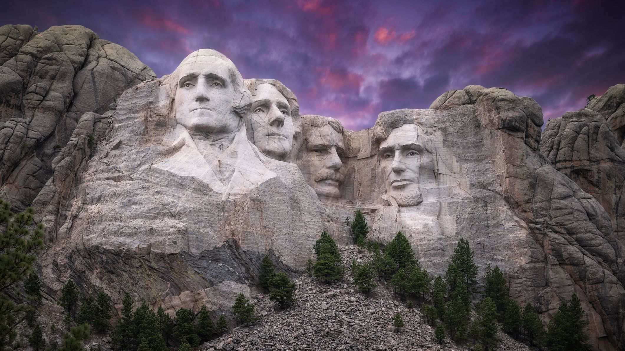 Mt. Rushmore Under a Stunning Sky