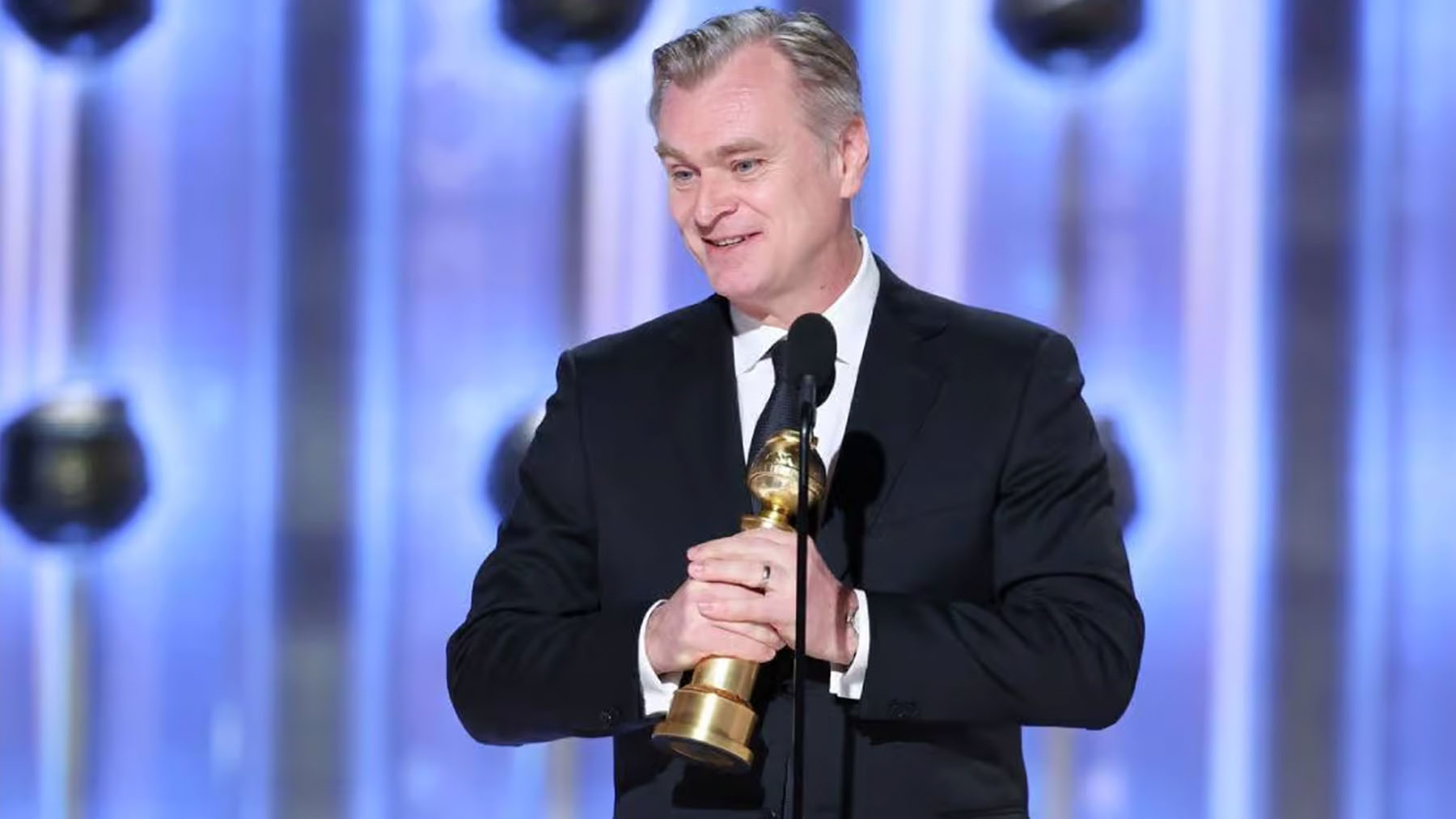 Christopher Nolan recoge el Globo de Oro a Mejor director por ‘Oppenheimer’ (RICH POLK:GOLDEN GLOBES 2024).