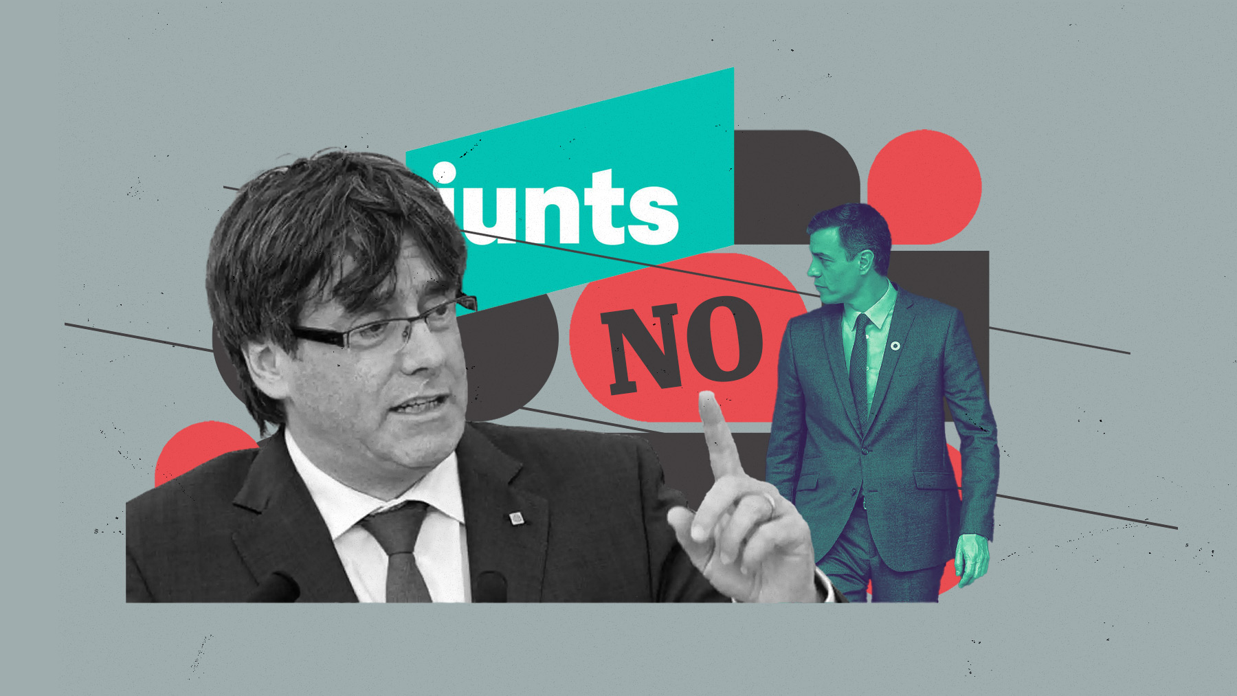 Carles Puigdemont y Pedro Sánchez.