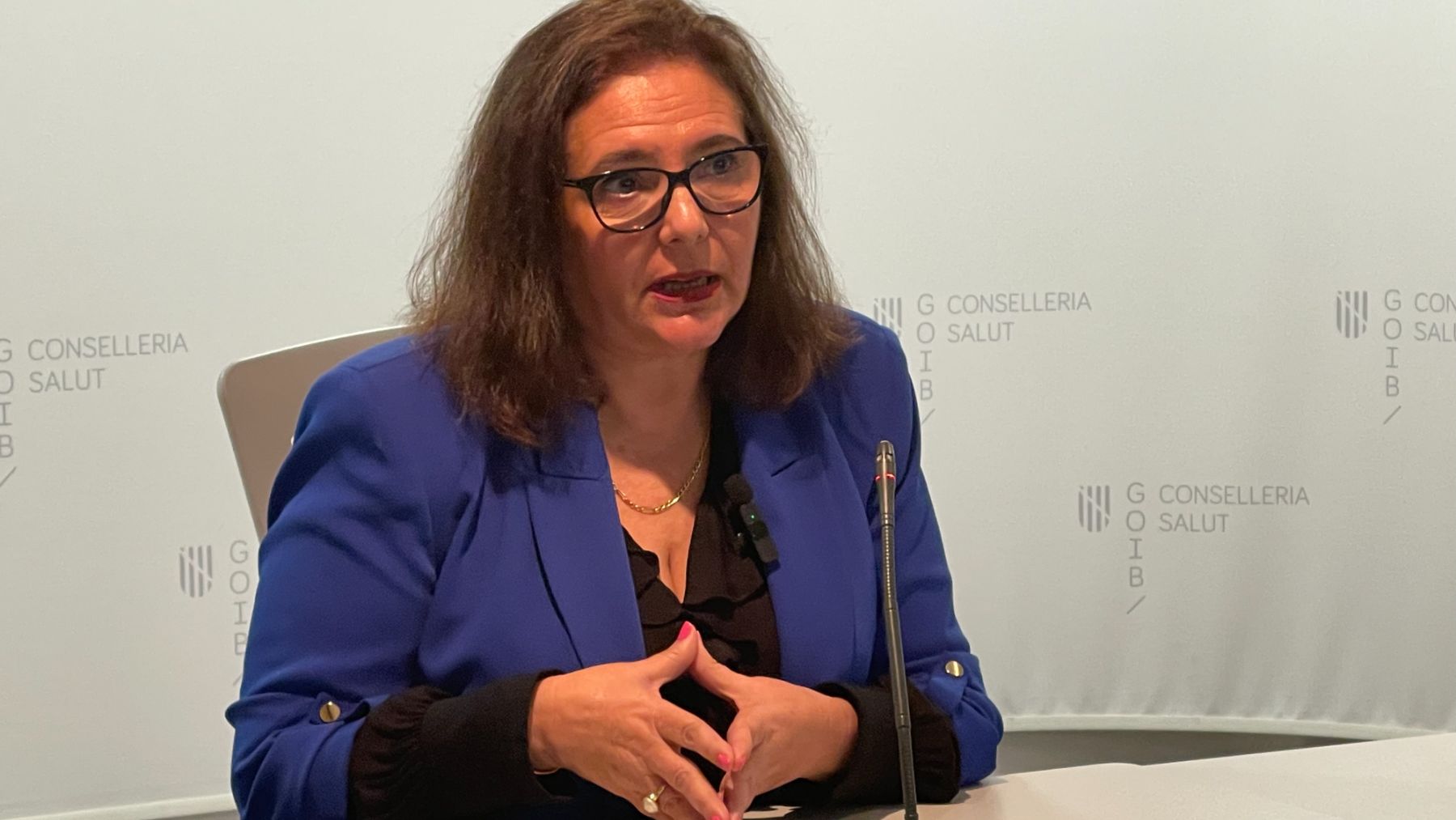La consellera de Salud de Baleares, Manuela García.