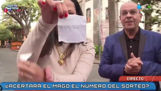 Mago sorteo Navidad