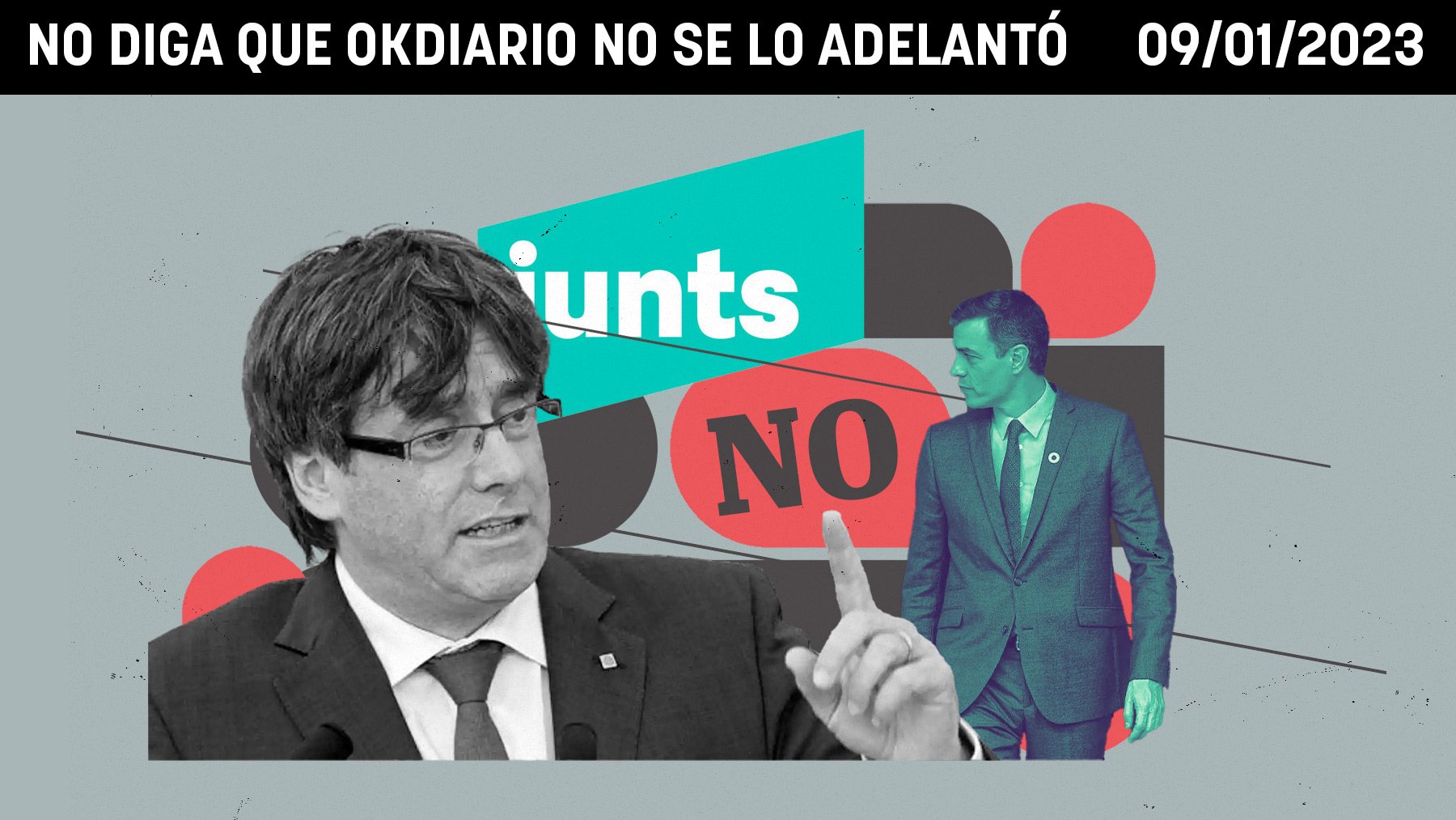 Carles Puigdemont y Pedro Sánchez.