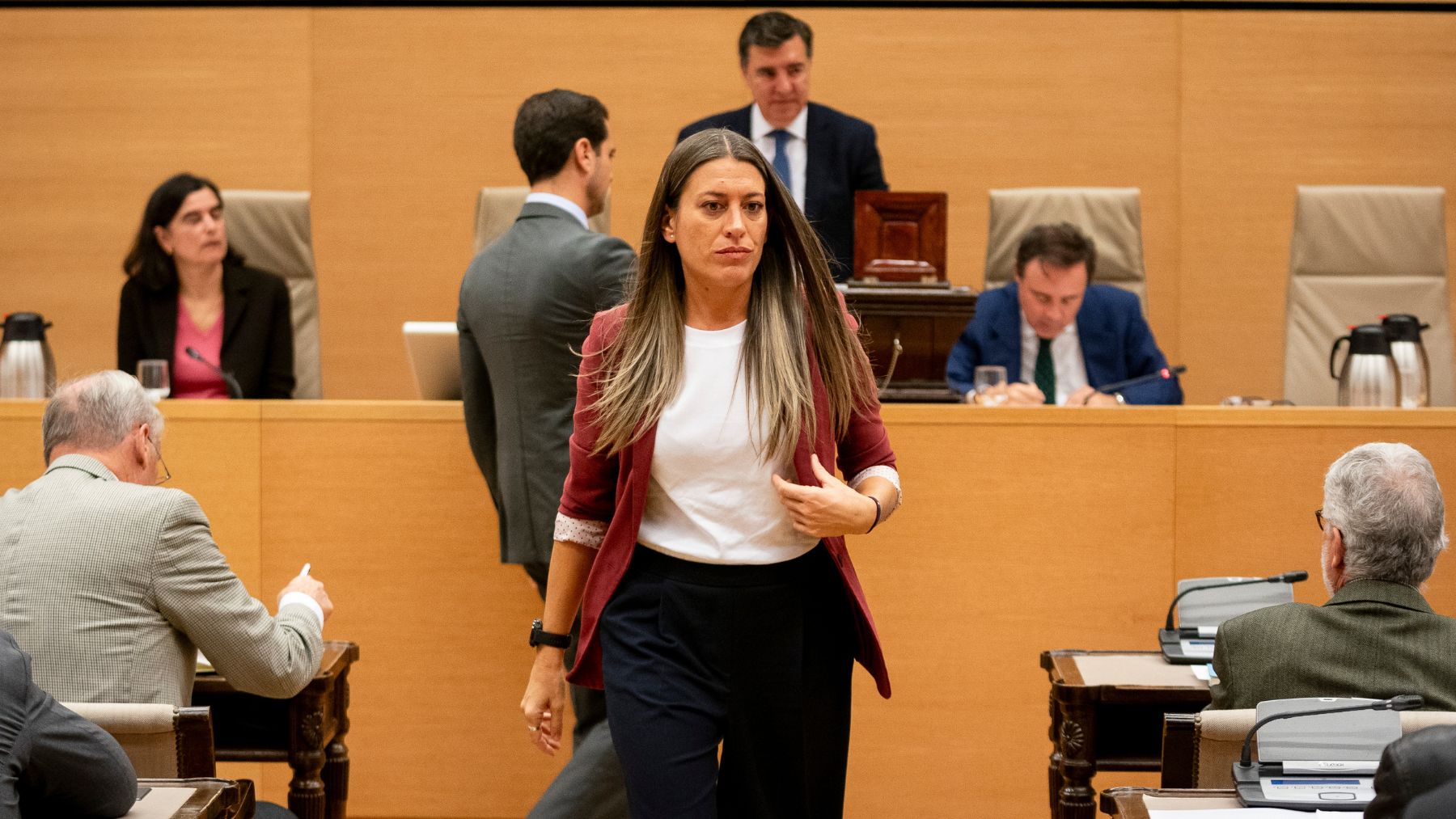 Miriam Nogueras (Junts) en el Senado.