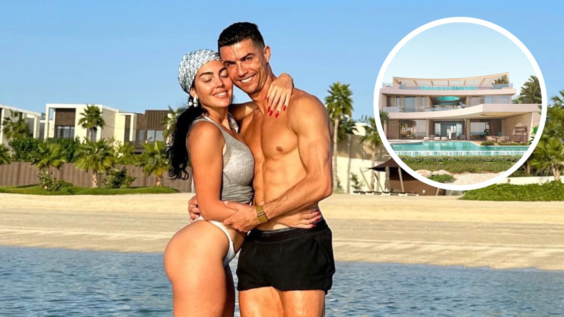 Cristiano Ronaldo, Georgina Rodríguez y la mansión