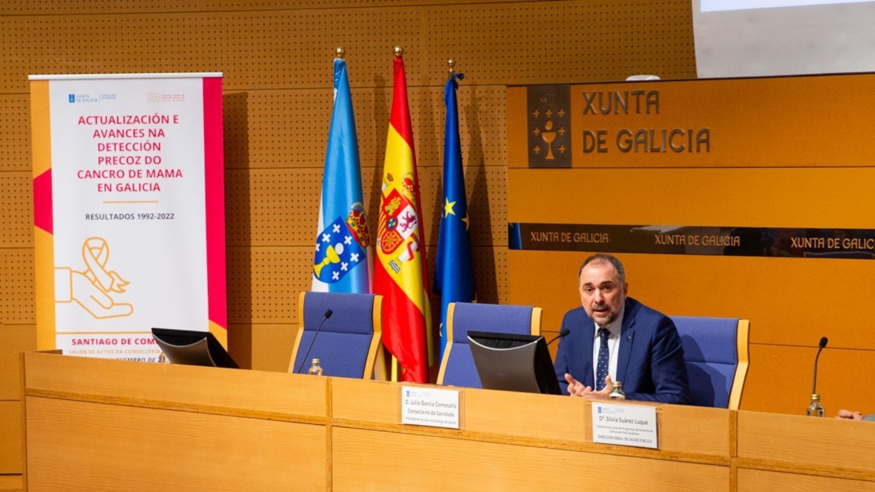El consejero de Sanidad de Galicia, Julio García Comesaña. Archivo.