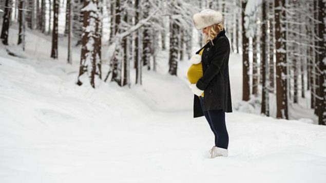 nieve embarazada