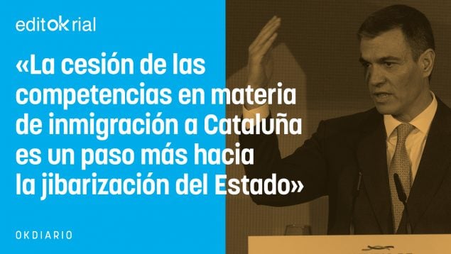 Sánchez permite a Cataluña levantar un muro como el de Trump