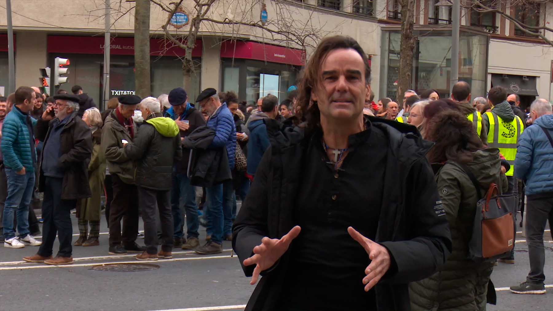 OKDIARIO, en la manifestación en Bilbao en apoyo a los presos etarras.