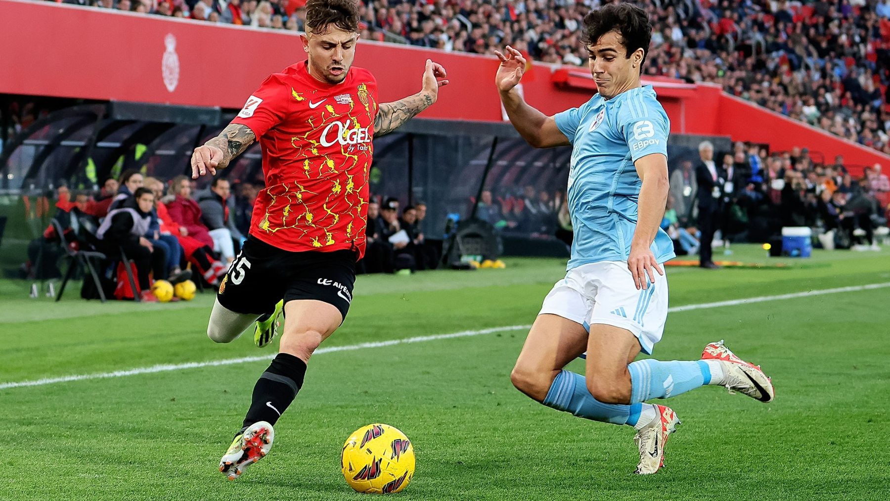 Maffeo, el sábado ante el Celta