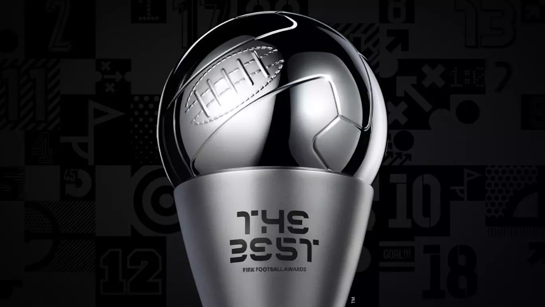 El trofeo del The Best 2024 de la FIFA. (FIFA)