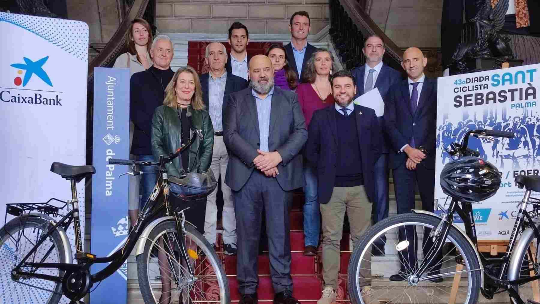 Presentación de la Diada Ciclista en el Ayuntamiento de Palma.