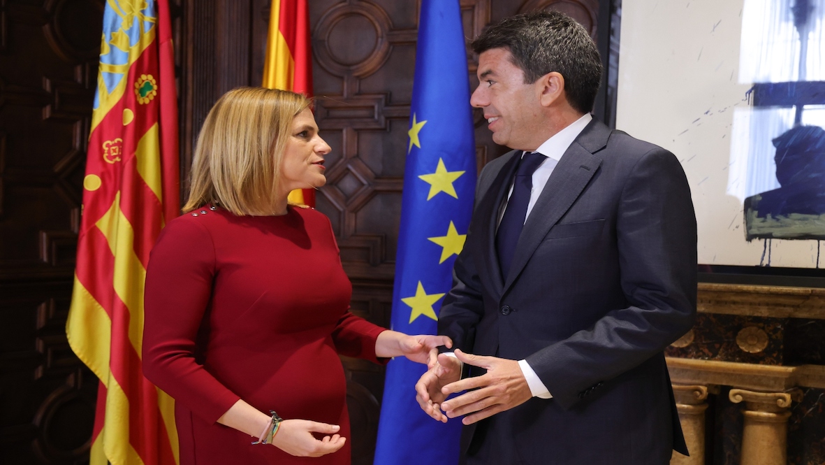 Carlos Mazón y Pilar Bernabé.