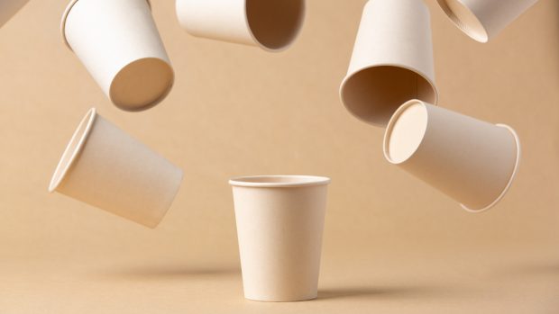Reciclar vasos de cartón