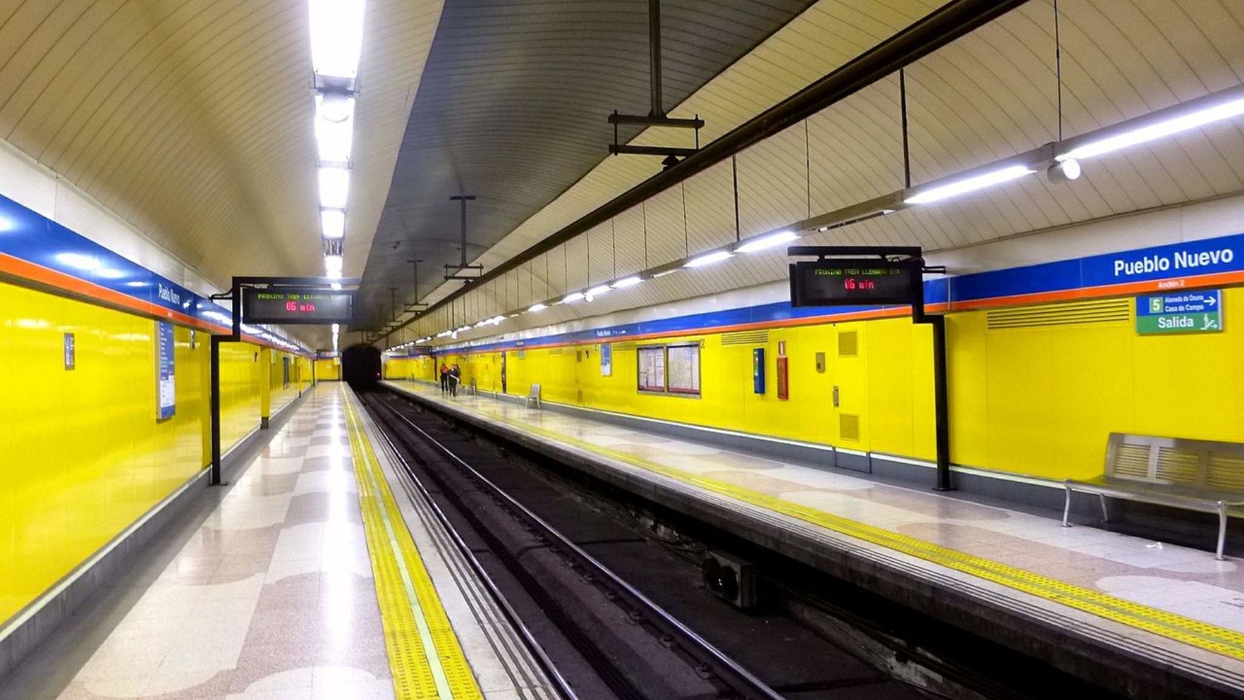 Estación del Metro de Madrid Pueblo Nuevo