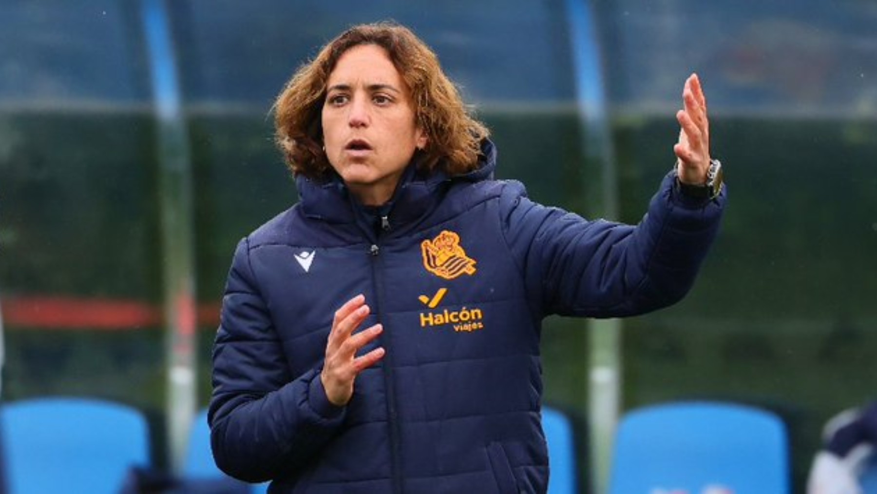 Natalia Arroyo, entrenadora de la Real Sociedad Femenina. (Real Sociedad)