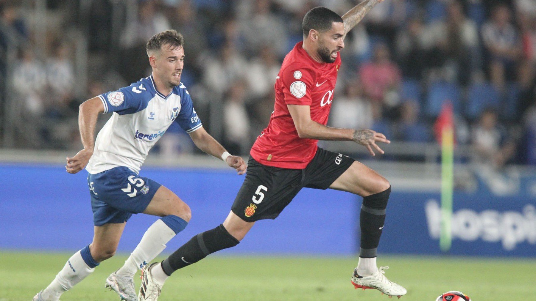 Omar Mascarell, en el partido de Tenerife