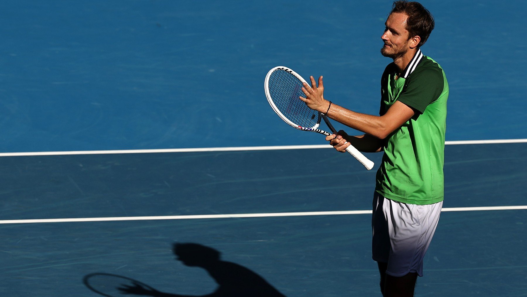 Daniil Medvedev, en el Open de Australia 2024. (Getty)