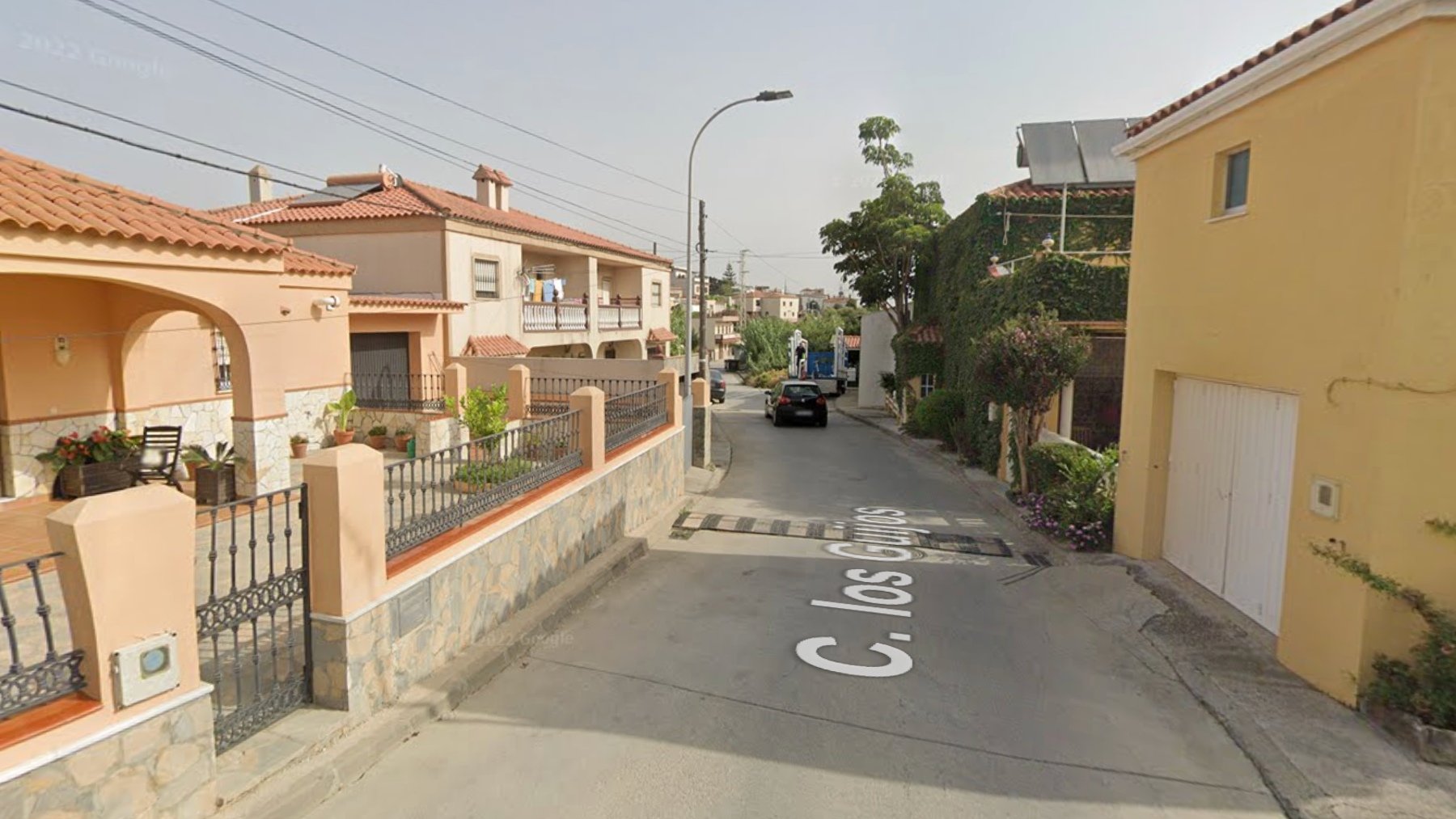 Calle Los Guijos, en Algeciras, lugar del atropello.