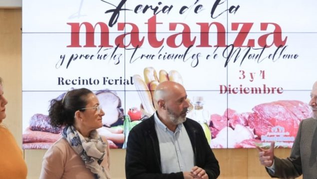 El alcalde de Montellano (PSOE), Curro Gil, en la presentación de la I Feria de la Matanza.