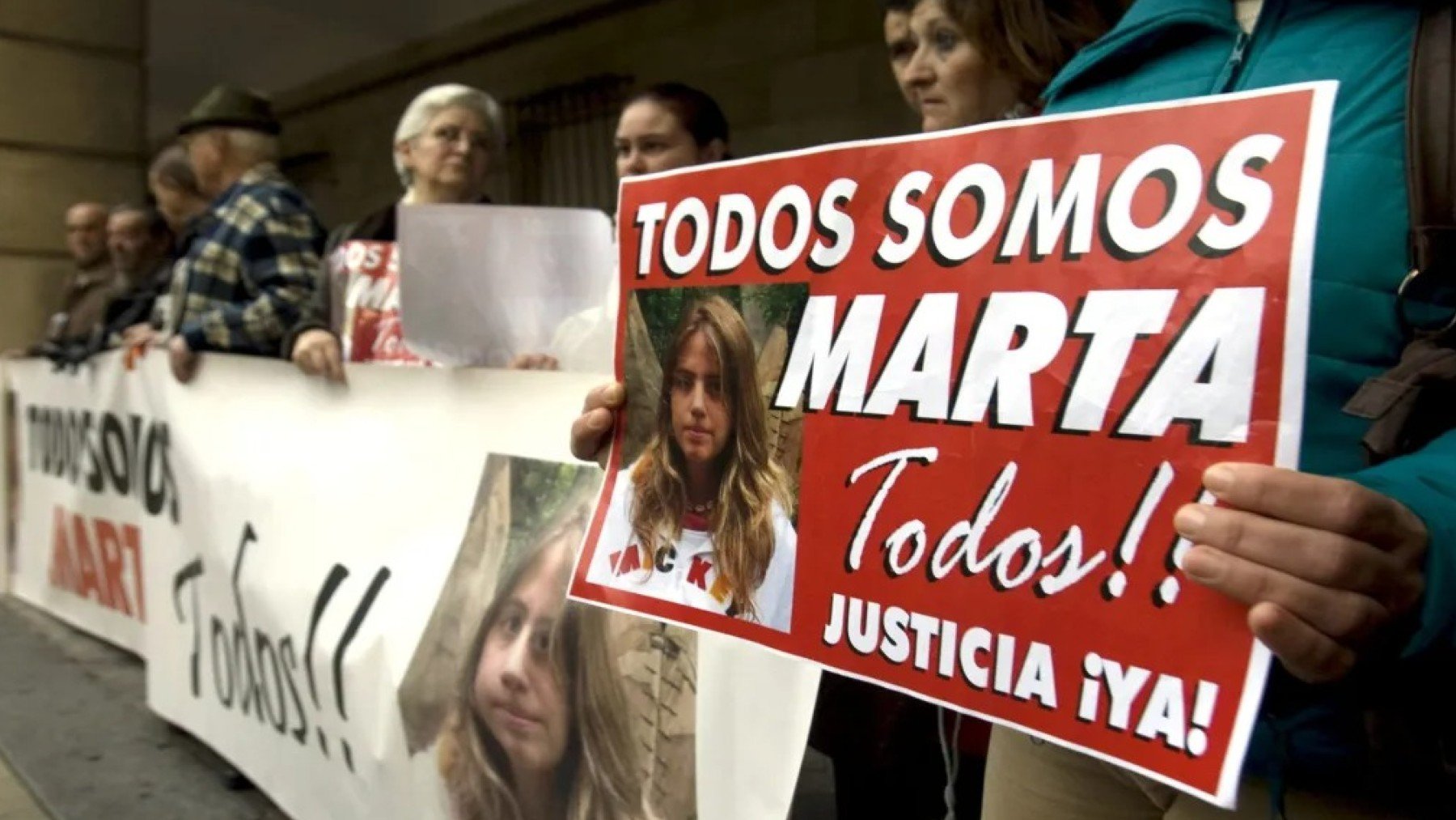 Una de las innumerables concentraciones reclamando justicia para Marta del Castillo.