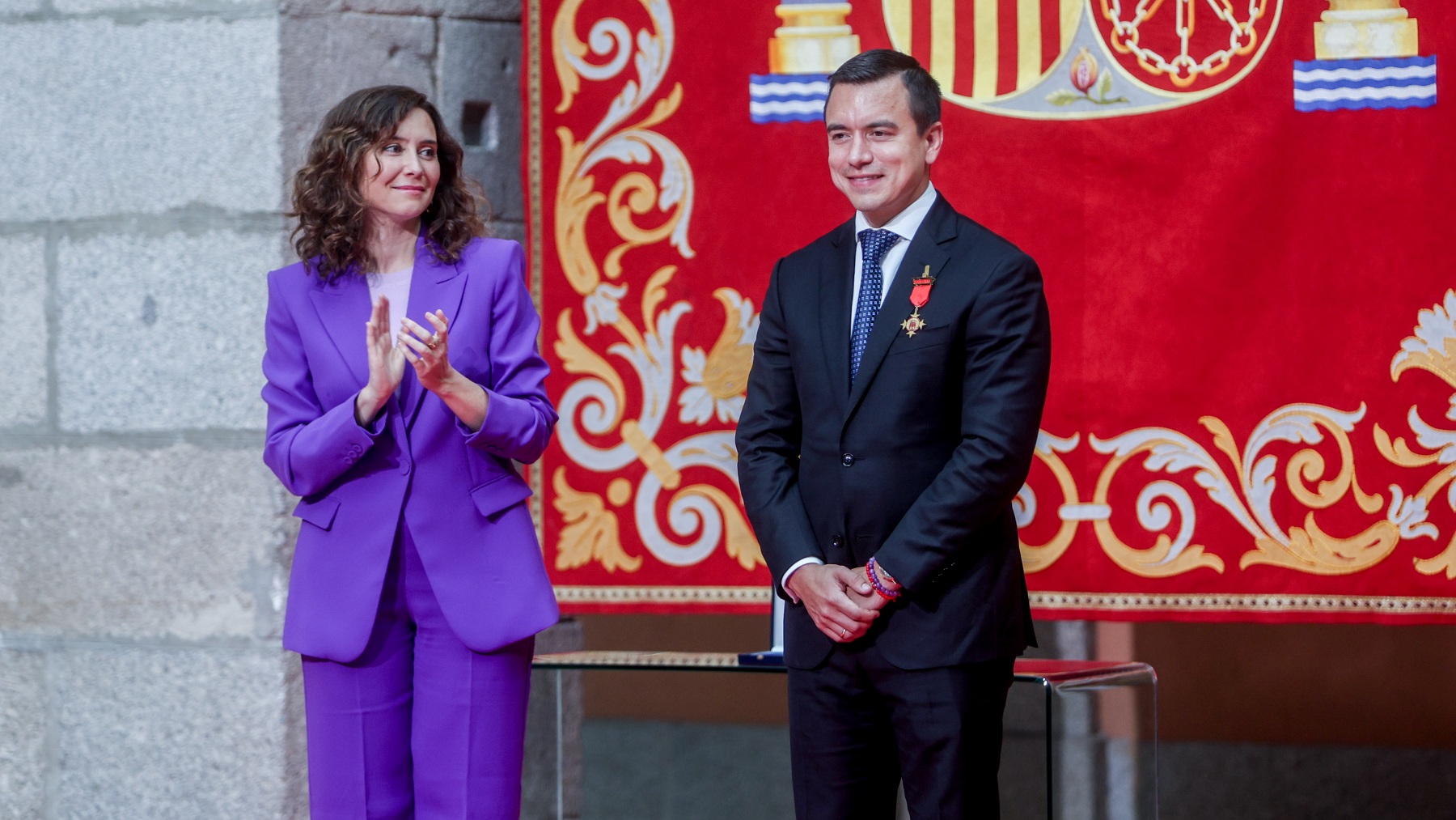 Isabel Díaz Ayuso y el presidente de Ecuador, Daniel Noboa (EP)