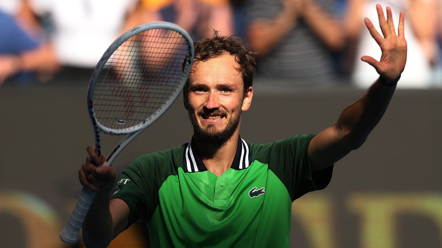 Daniil Medvedev, en el Open de Australia 2024. (Getty)