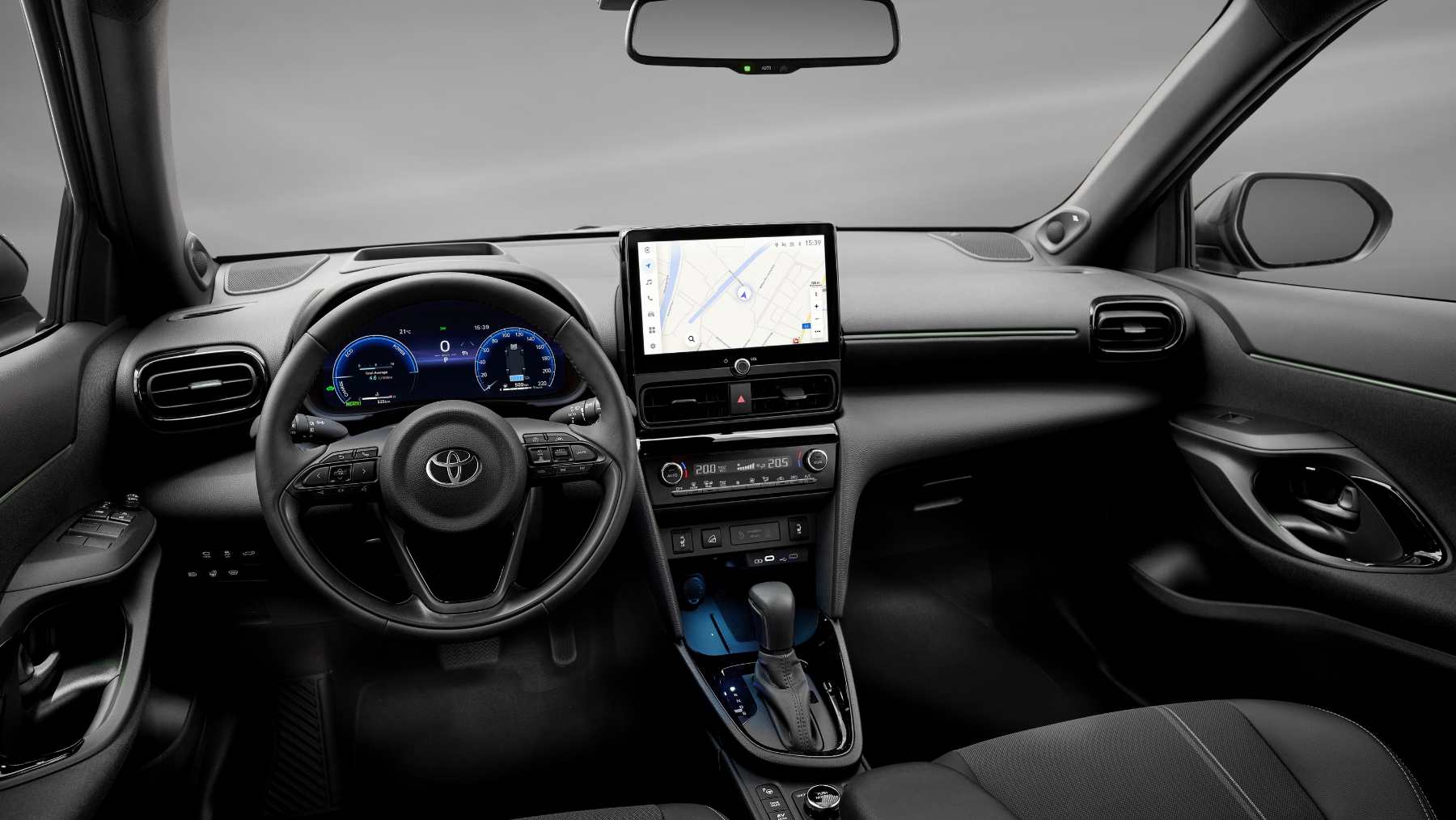 Interior del Toyota Yaris Cross.